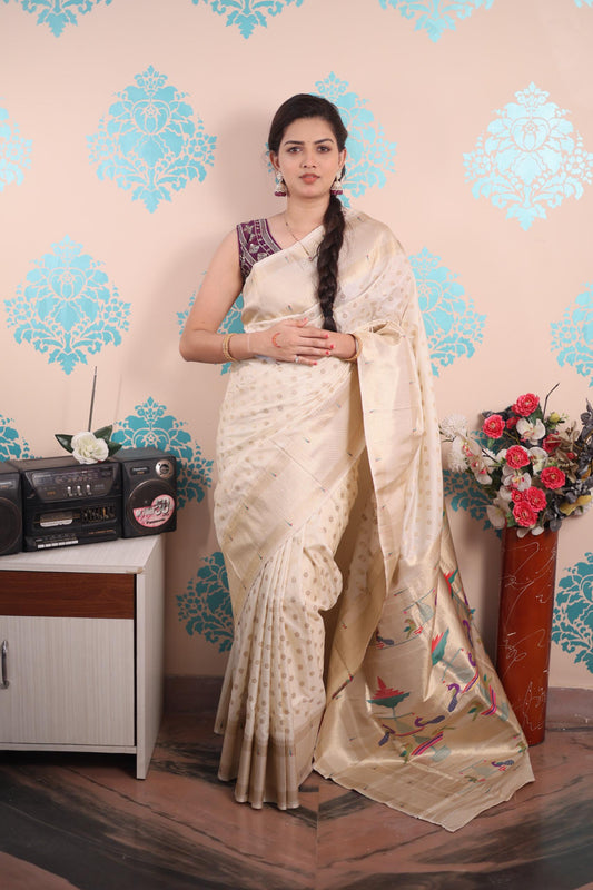 Mayurika Paithani 3 Silk Saree | Pure Zari Meena Work | Heavy Paithani Design | 8 Colors