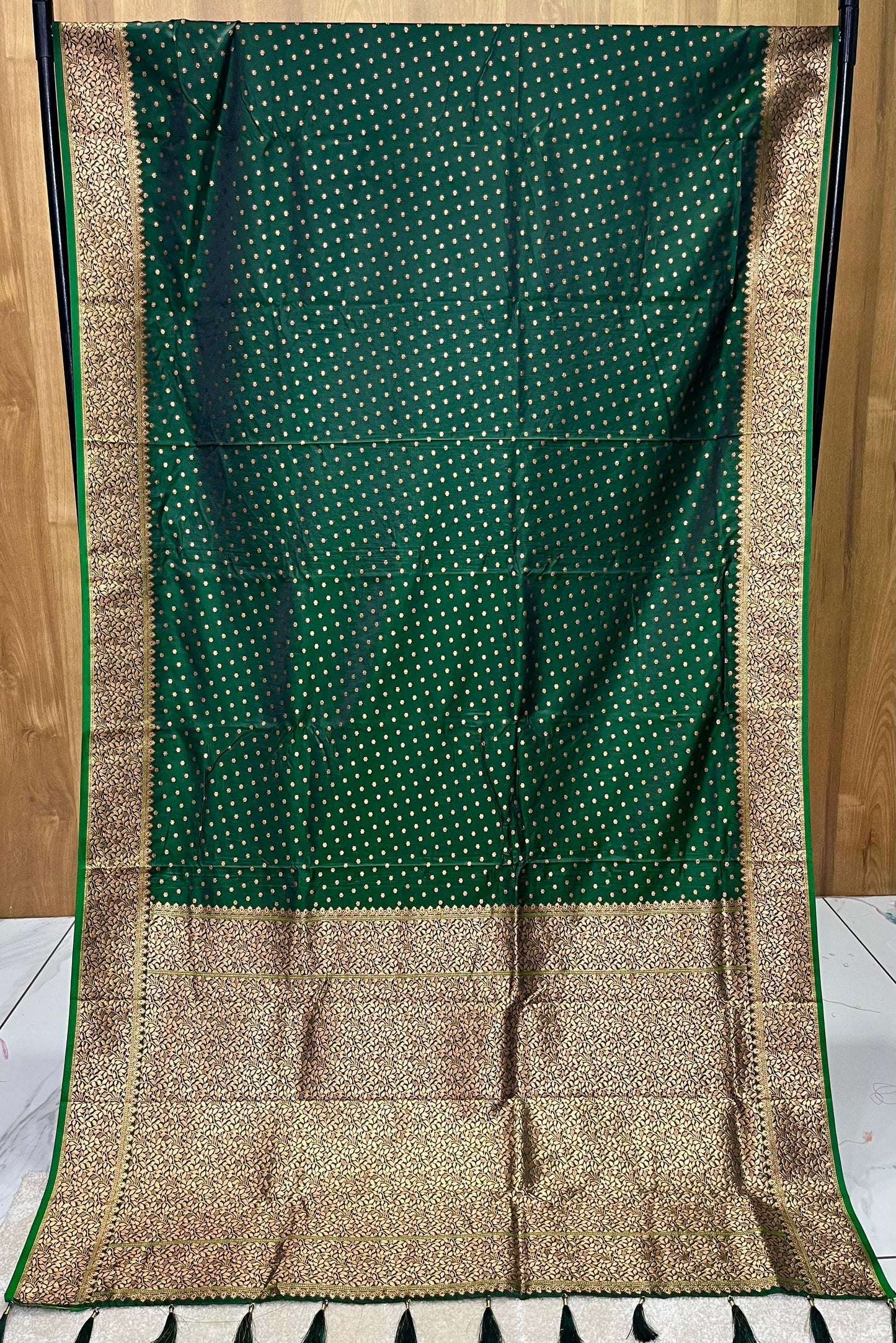 Premium Banarasi Katan Silk Saree with Zari Work | Luxury Festive Wear