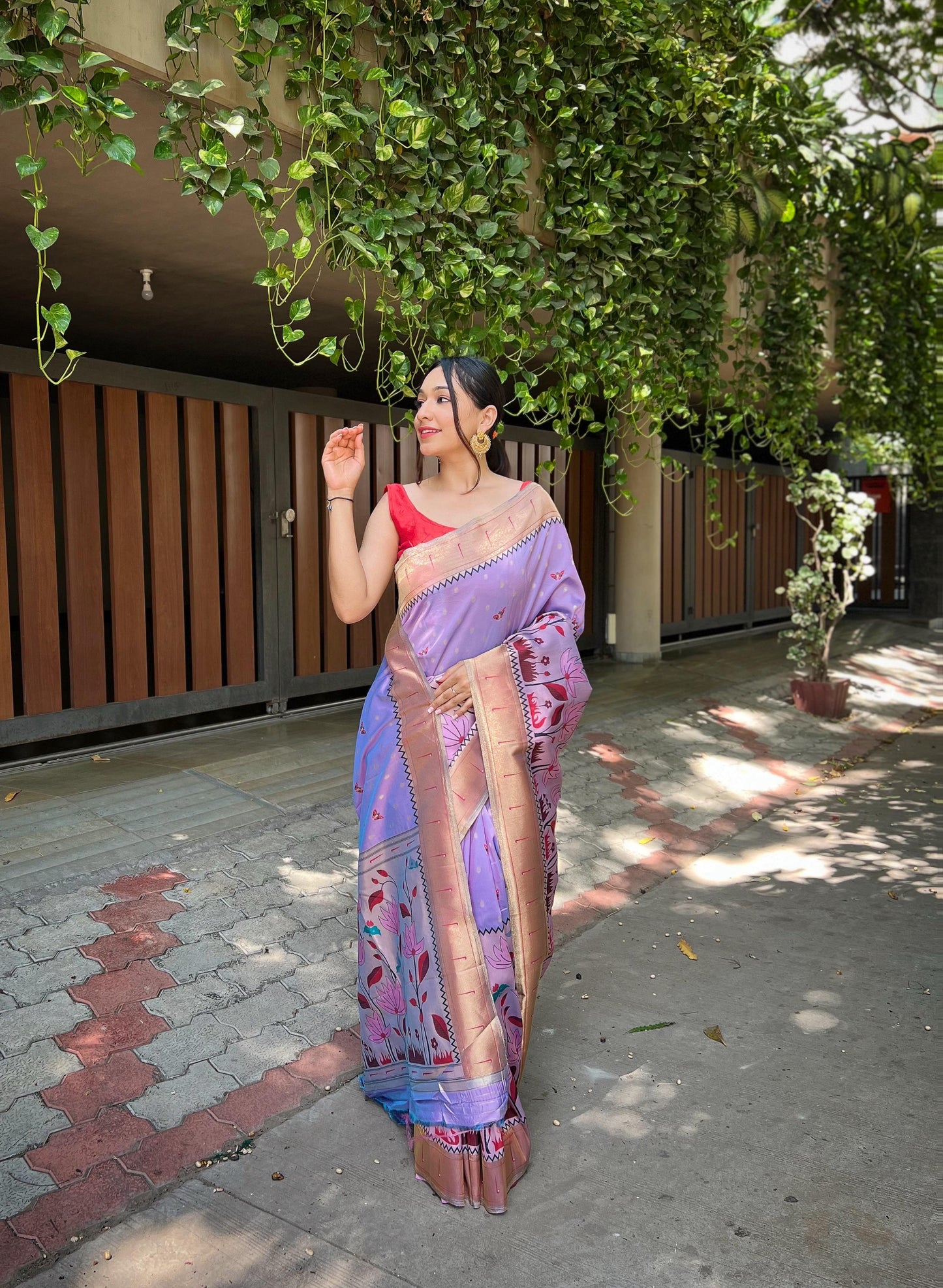 Titli: Exquisite Pure Banarasi Paithani Silk Saree