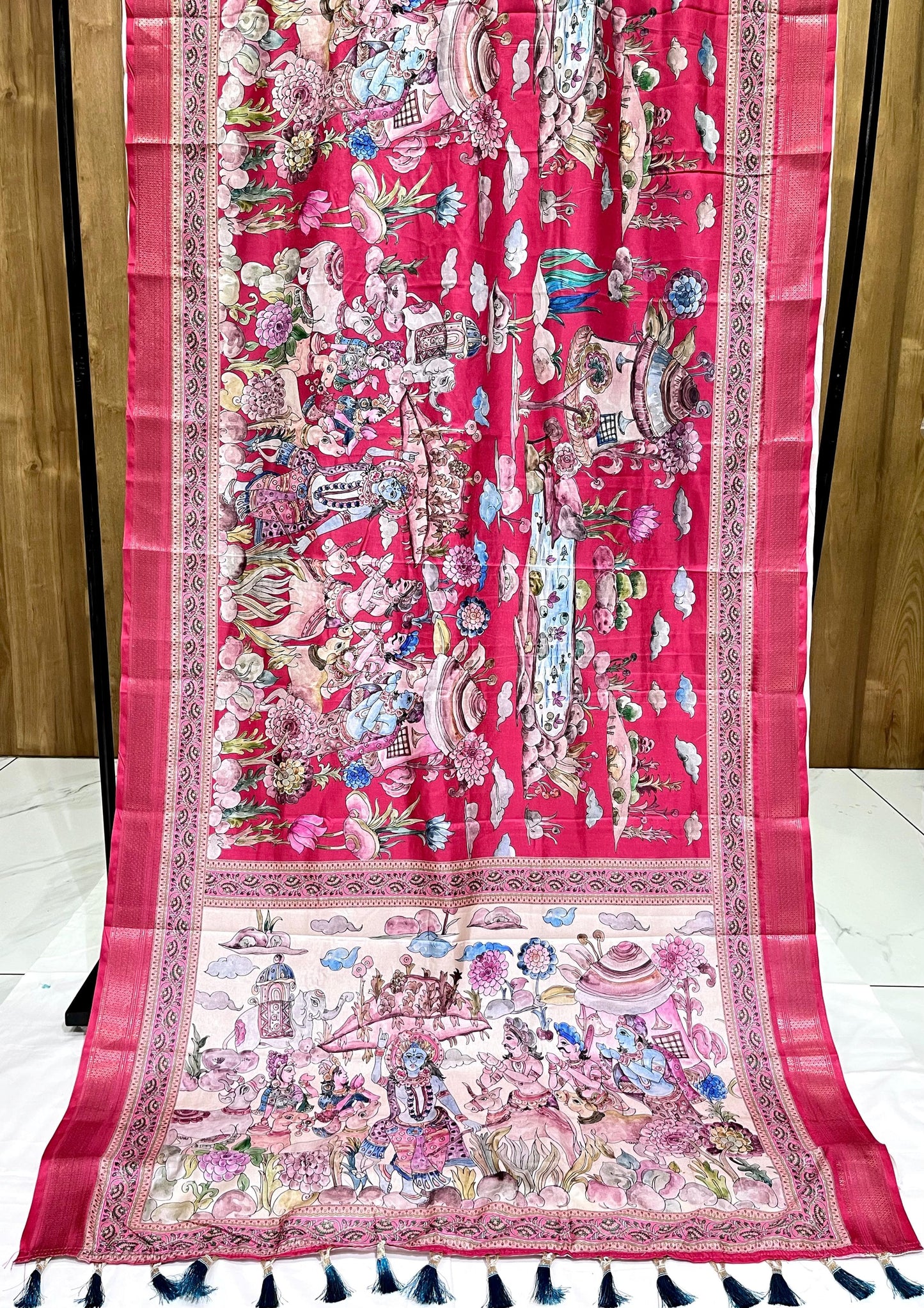 Figure Design South Special | Manipuri Madhubani Silk Saree