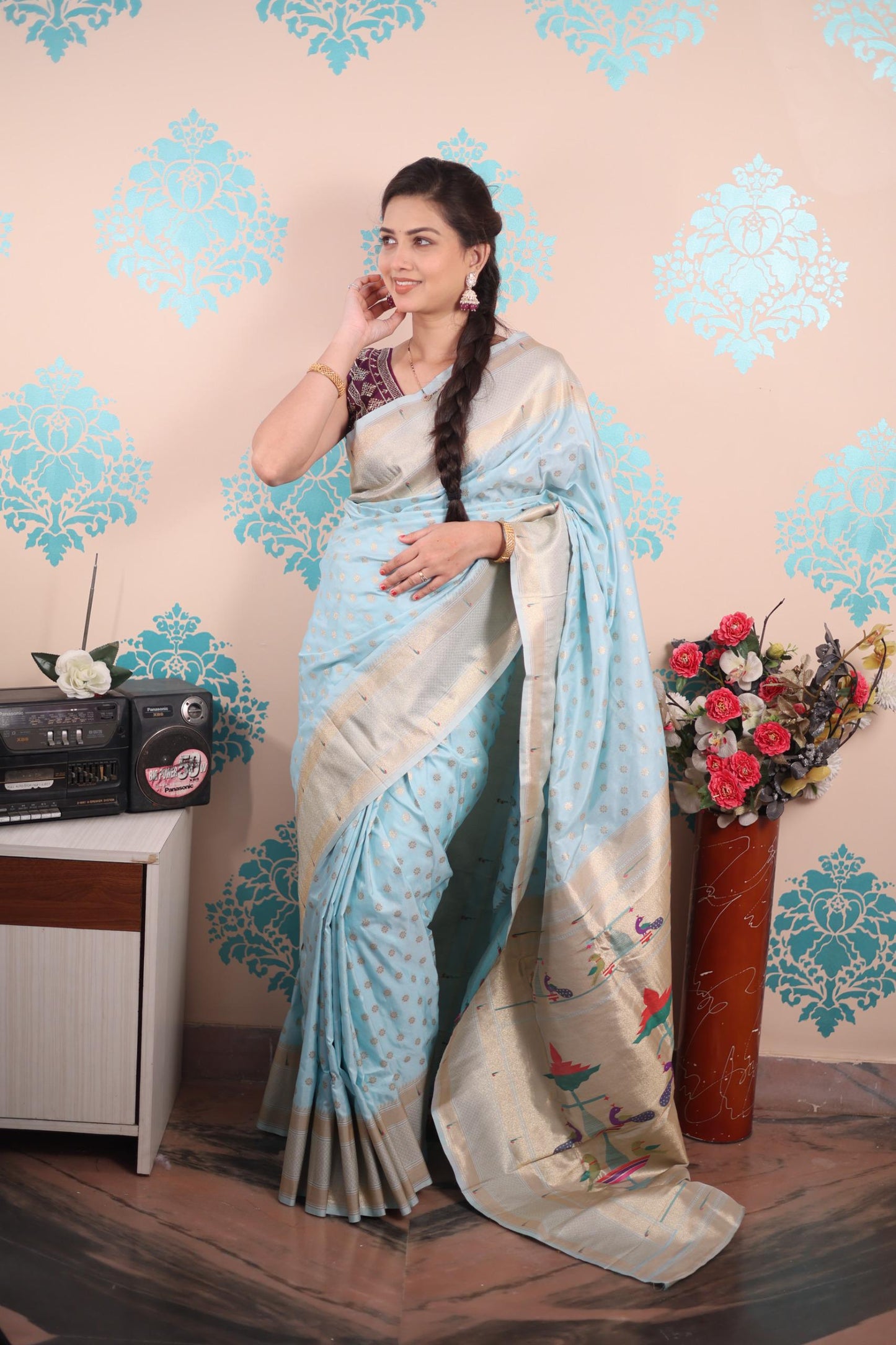 Mayurika Paithani 3 Silk Saree | Pure Zari Meena Work | Heavy Paithani Design | 8 Colors