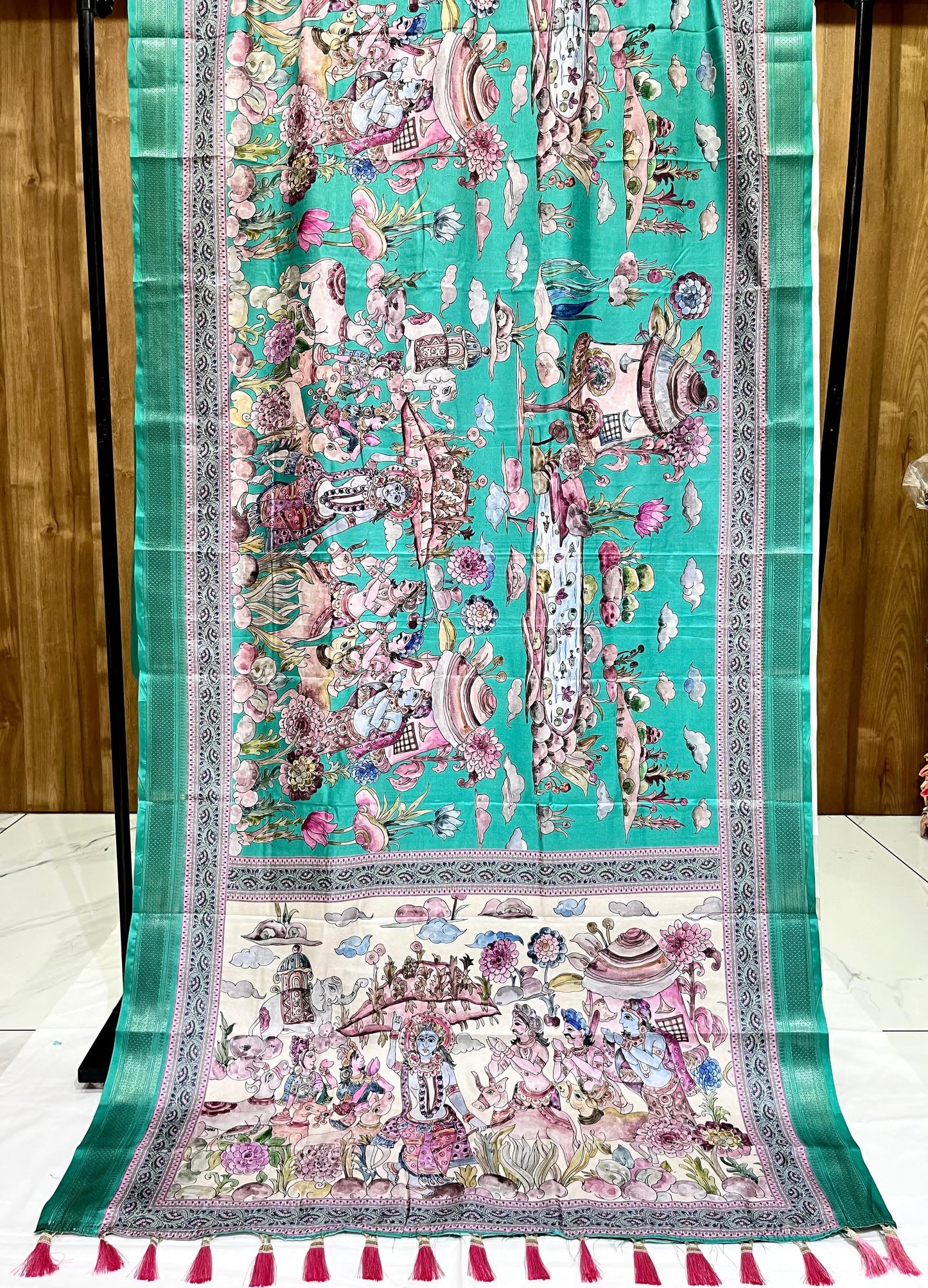 Figure Design South Special | Manipuri Madhubani Silk Saree