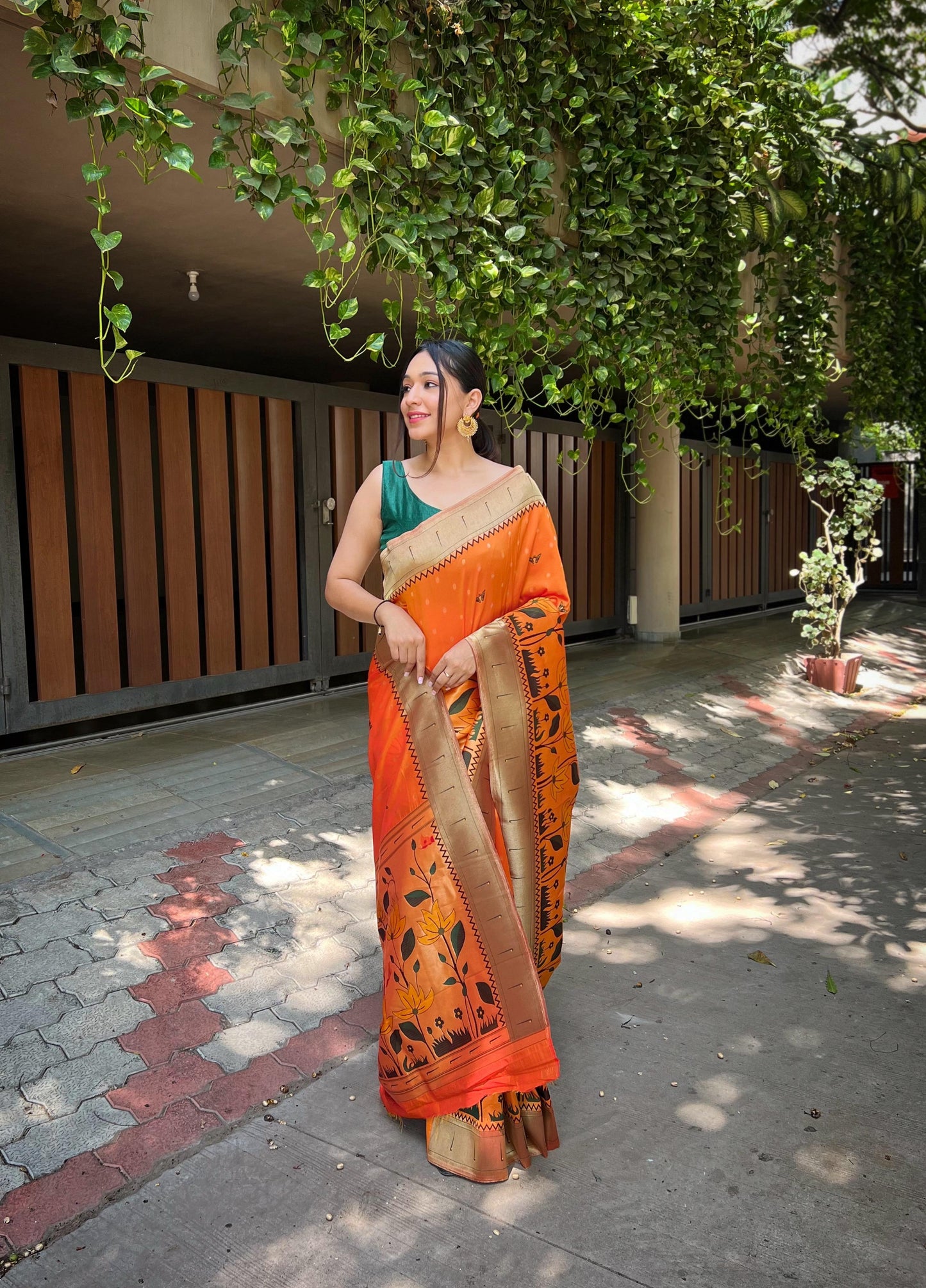 Titli: Exquisite Pure Banarasi Paithani Silk Saree