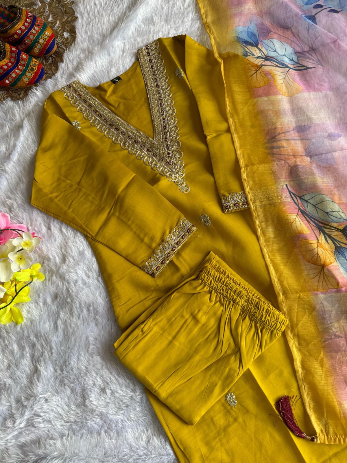 Premium Roman Silk Designer Kurta Set – Where Luxury Meets Comfort