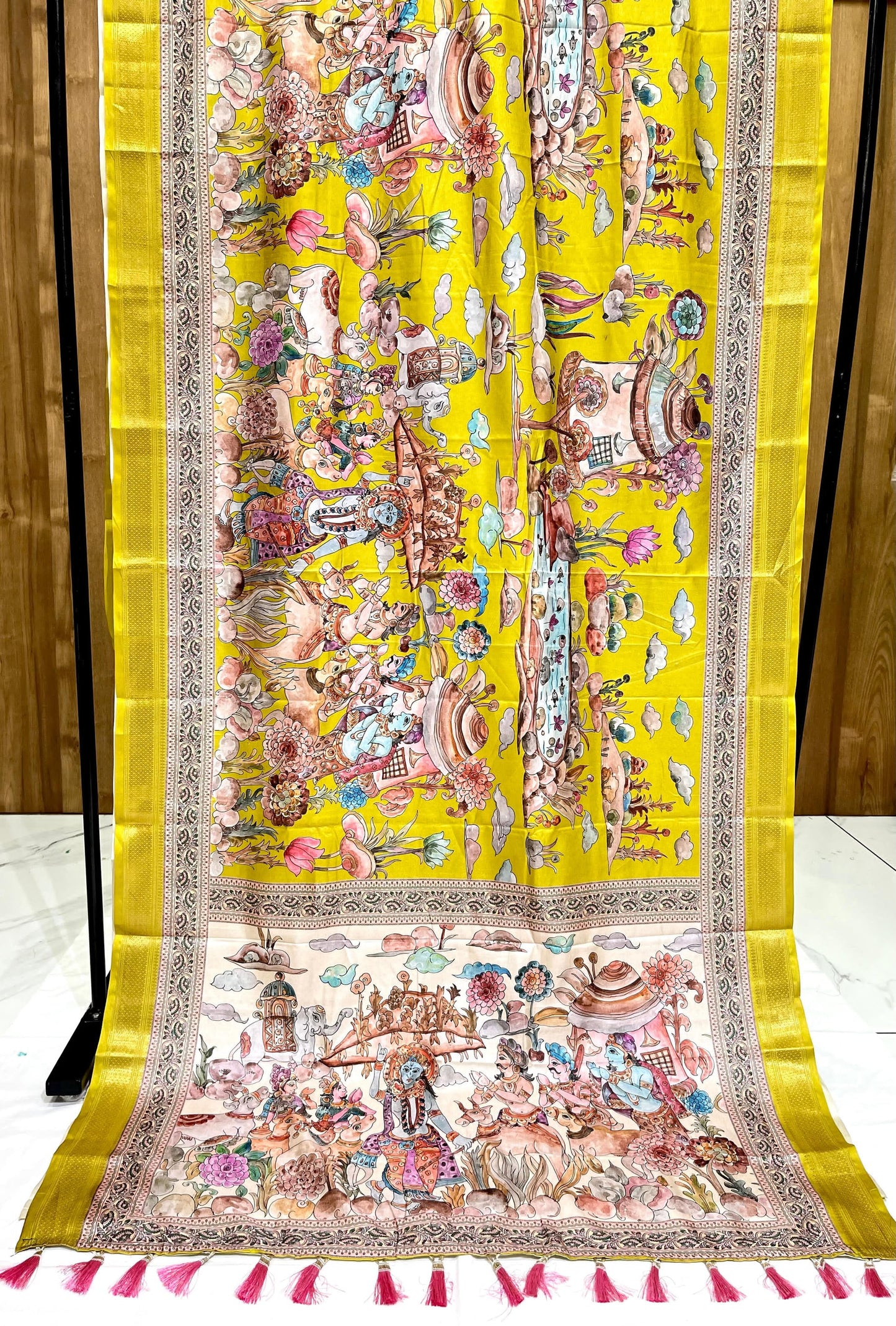 Figure Design South Special | Manipuri Madhubani Silk Saree