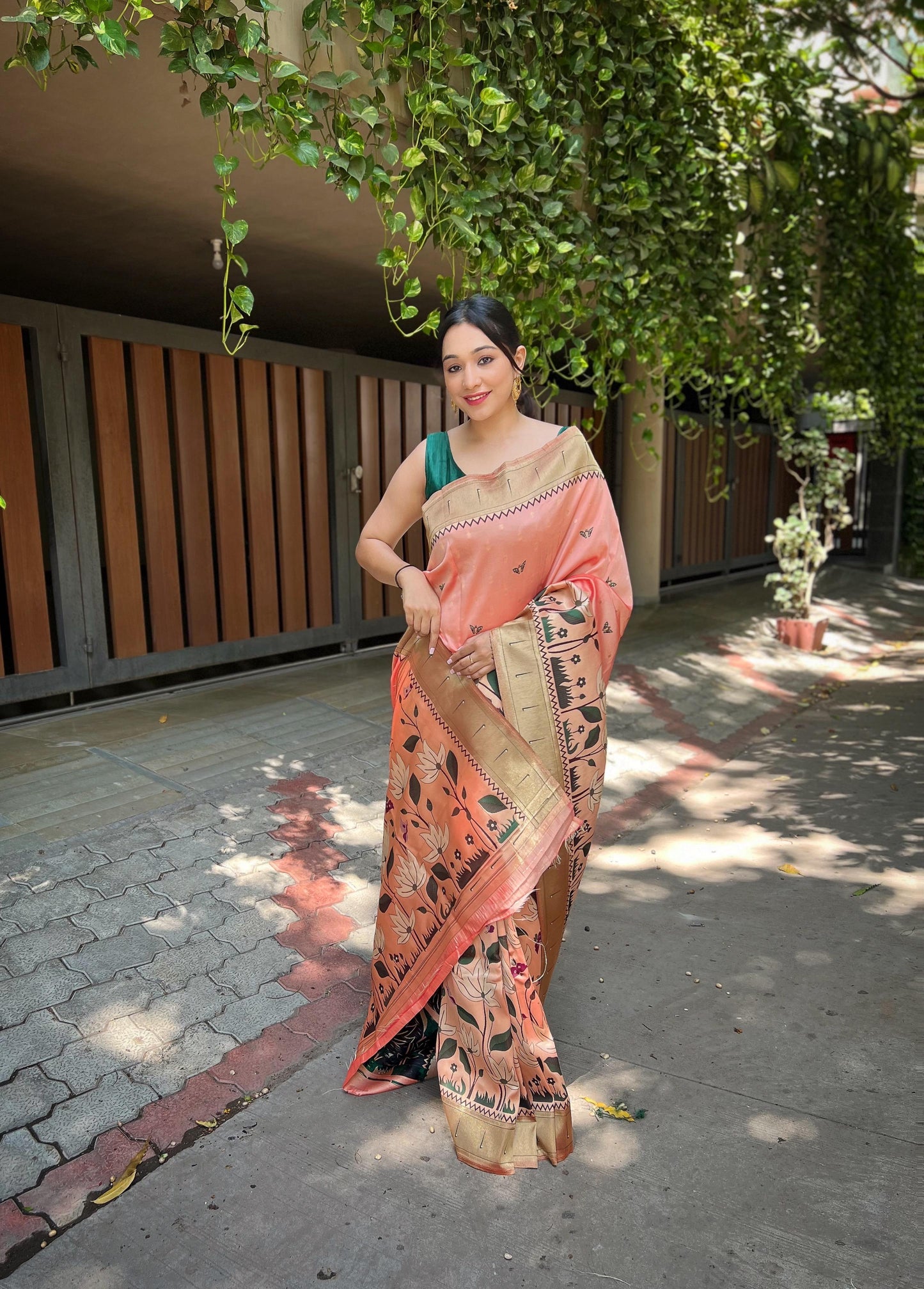 Titli: Exquisite Pure Banarasi Paithani Silk Saree