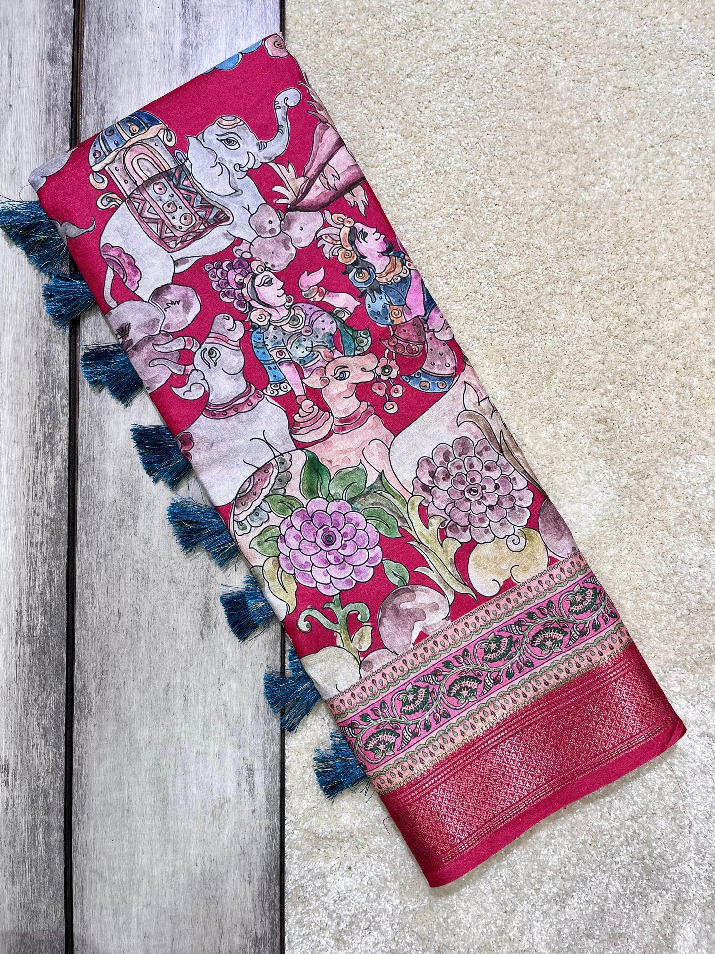 Figure Design South Special | Manipuri Madhubani Silk Saree