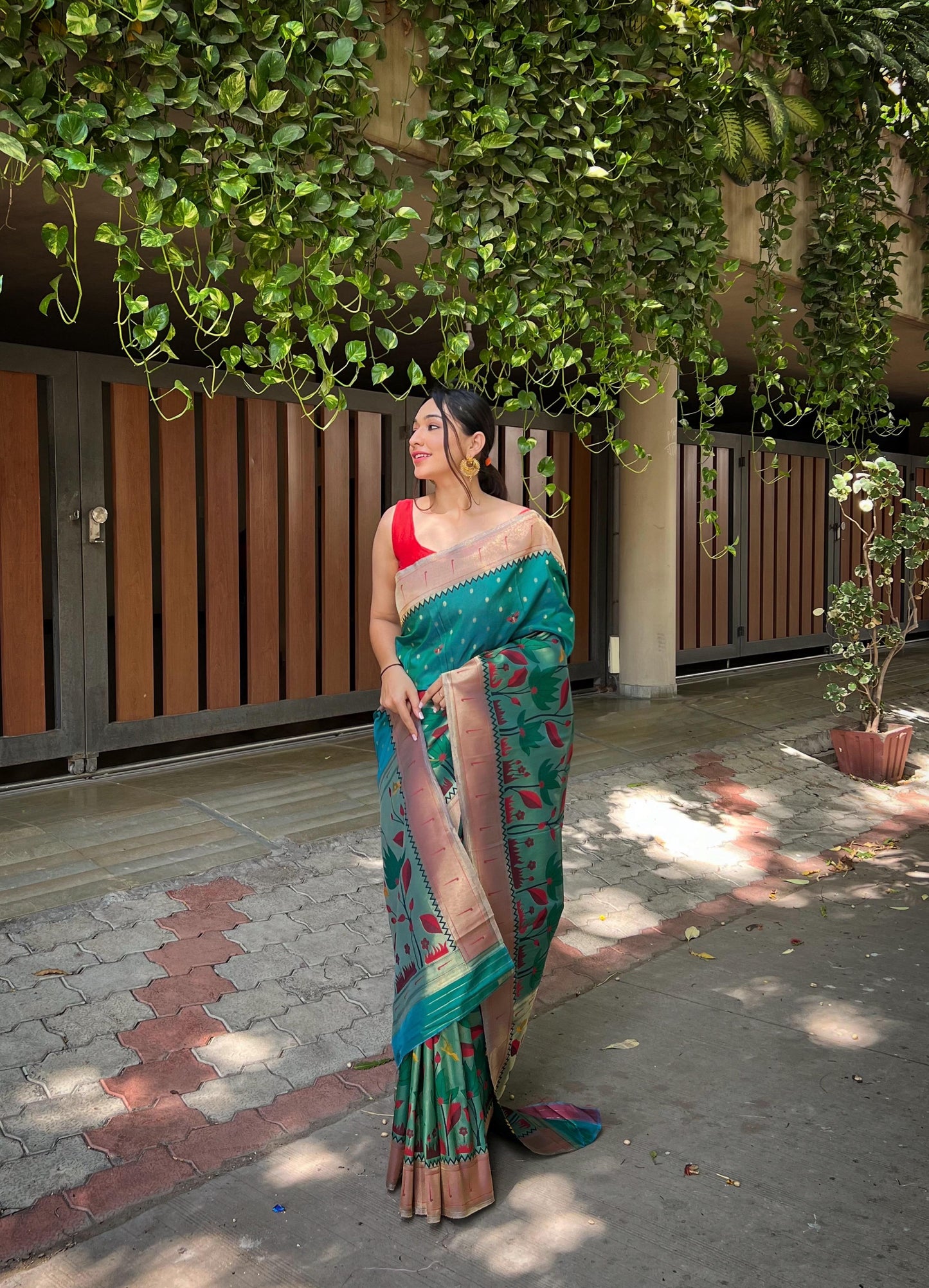 Titli: Exquisite Pure Banarasi Paithani Silk Saree