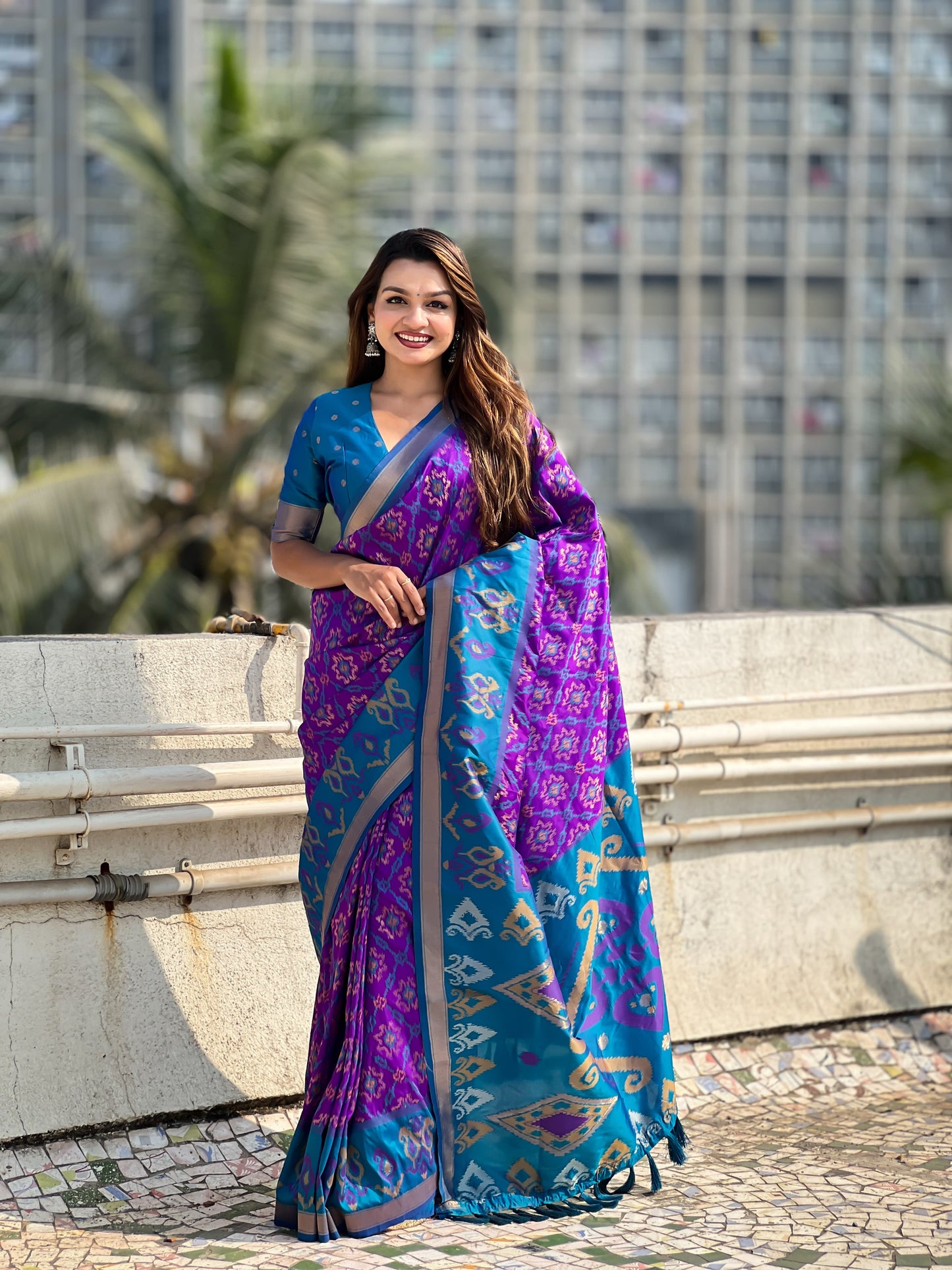 Premium Ikkat Patola Silk Saree Collection