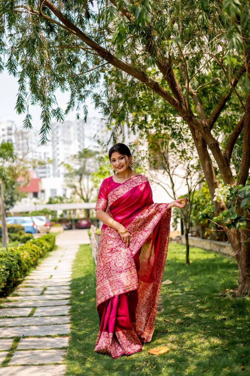 Minimalist Art | Handloom Raw Silk Kalamkari Saree (Abstract Weave)