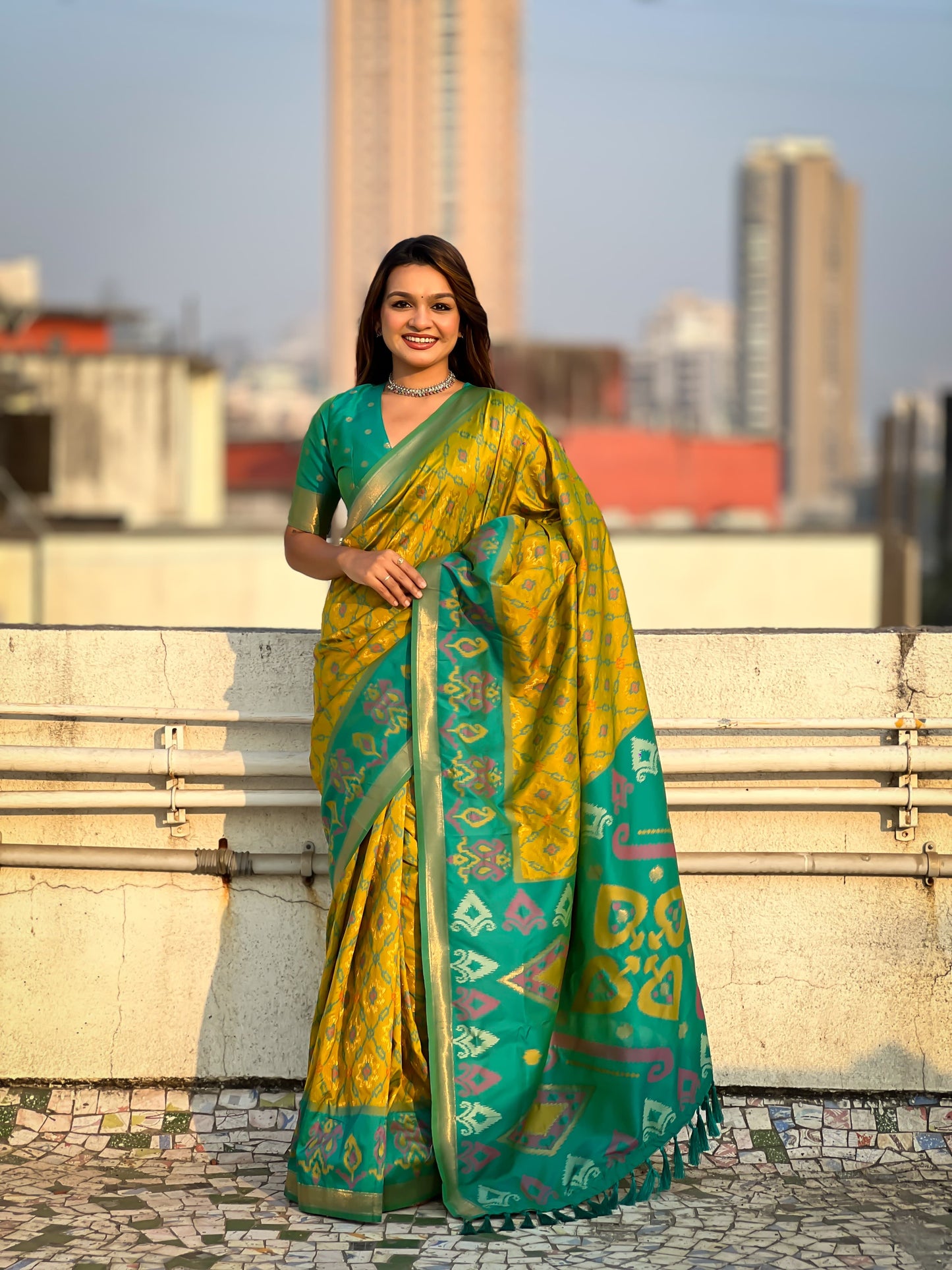 Premium Ikkat Patola Silk Saree Collection