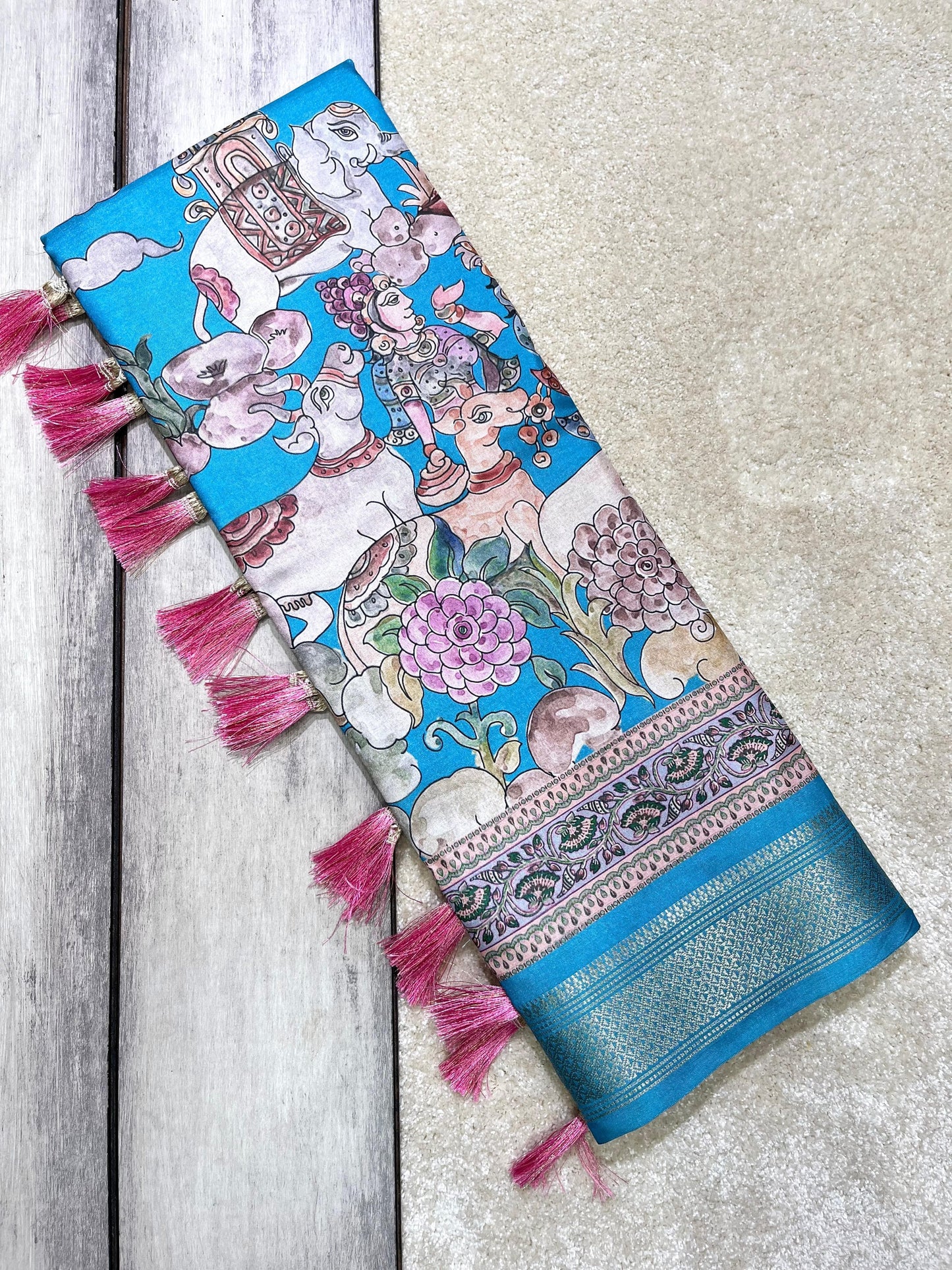 Figure Design South Special | Manipuri Madhubani Silk Saree
