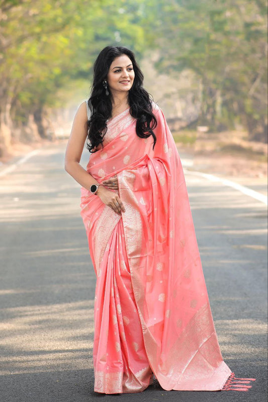 Exquisite Soft Cotton Silk Saree: Rich Pallu & Jacquard Elegance